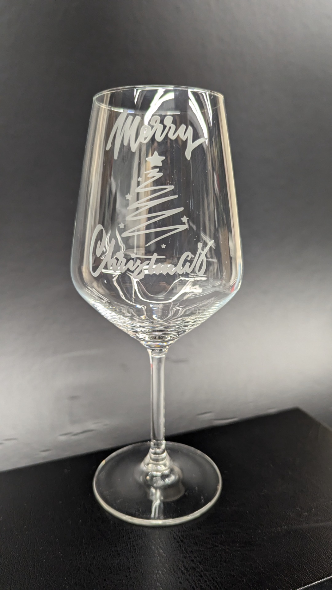 Christmas collection wine glass 